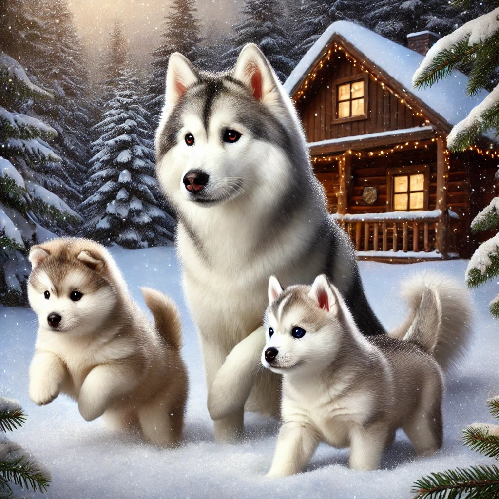 Wasti mit Wuffi und Wolfi